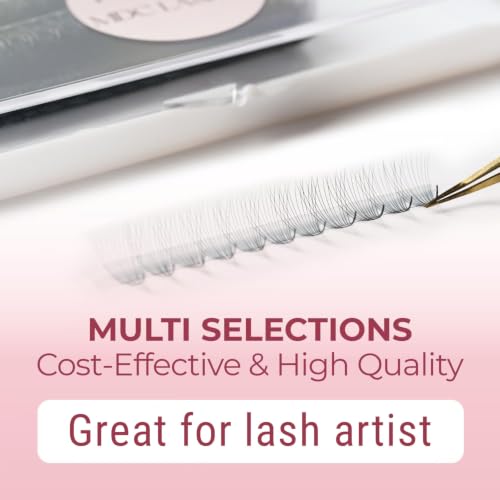 Promade Lash Extensions 14D-0.05D 11mm Volume Fans 1000 Pack - Ultra Speed