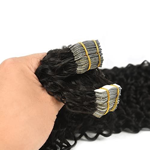Smartinnov Deep Curly Tape-in Hair Extensions 12 Inch 1B-DC 50g for Black Women