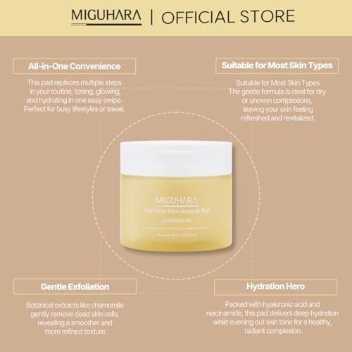 Vital Shine Glow Ampoule Pad | Toner Pad (150ml/5.07 fl.oz.)