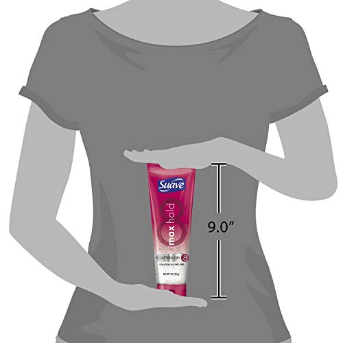Suave Sculpting Gel, Max Hold 8, 9 oz.
