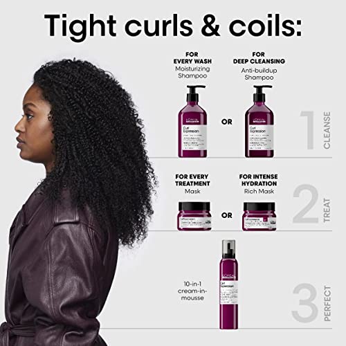 L'Oréal Curl Expression Mousse for Curly Hair - Volumizing & Defining Foam