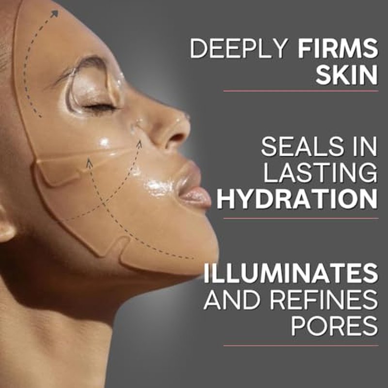 ERASE Pro-Collagen Hydrating Collagen Face Mask for Women & Men | Face Masks Skincare | Mascarillas Faciales de Colageno |Collagen Mask Overnight | Biocollagen Face Mask | Korean Skin Care