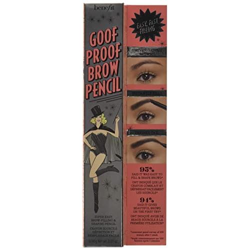 Benefit Goof Proof Brow Pencil - # 5 (Deep) 0.34g/0.01oz (Pack of 2)