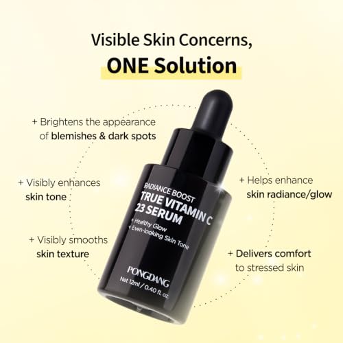Vitamin C Serum Brightening & Hydrating Skin Care for Dark Spots - 0.4 fl oz