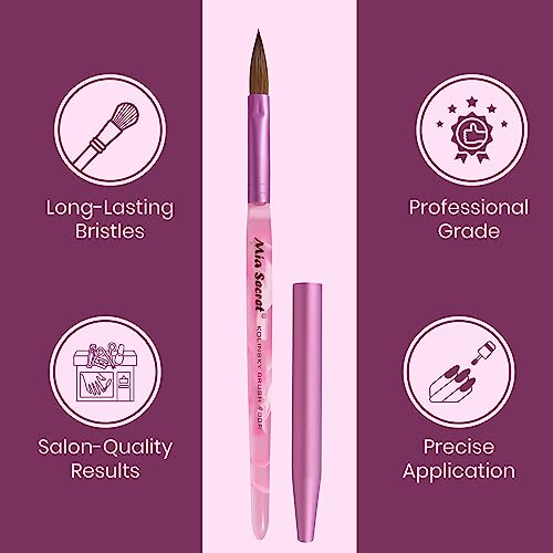 Mia Secret Oval Kolinsky Nail Brush Size #8