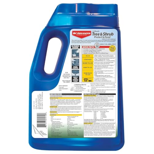 BioAdvanced 12 Month Tree & Shrub Protect & Feed Granules 10 lb - Insect Killer & Fertilizer