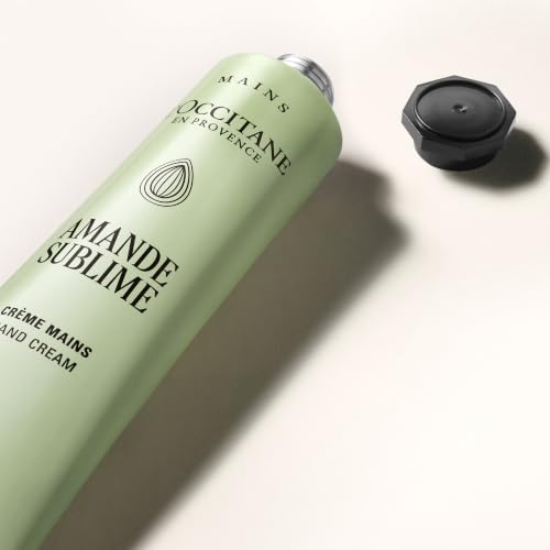 L'OCCITANE Almond Delicious Hands Hydrating Cream 2.6oz - Fast-Absorbing, Vegan Hand Care