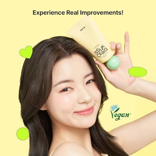 Moisturizing & Calming Ssuk Artemisia Ceramide Cream, Long-Lasting Hydration & Barrier Support Facial Cream for Sensitive Skin, Soothing & Relief, Korean Daily Skin Care 3.38 fl.oz (100ml)
