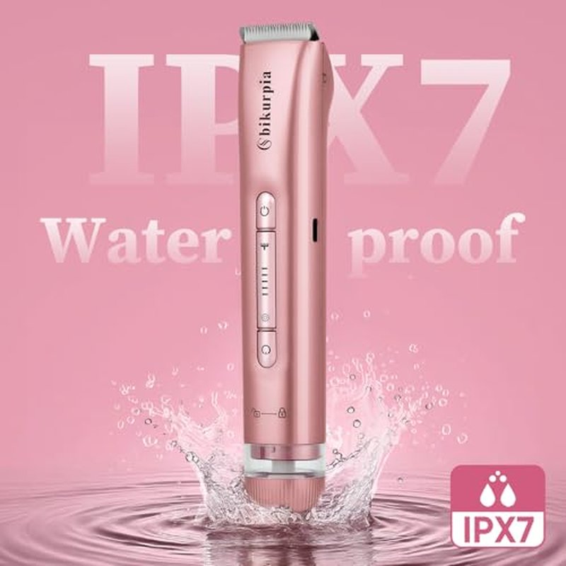 Bikini Trimmer for Women ? 2-in-1 Replaceable Women's Facial Razor, Ceramic Blade,Intimate Area Hair Remover, Facial & Body Hair Remover