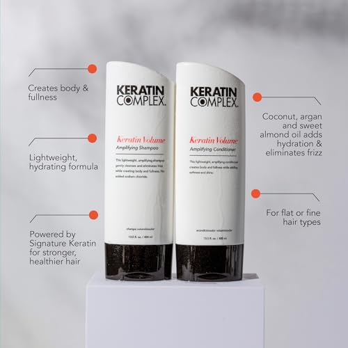 Keratin Complex Volume Amplifying Conditioner 13.5 oz - Lightweight, Fullness & Shine
