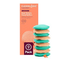 Cleanlogic Exfoliating Dual-Texture Facial Pads - Facial Buffer, 9 Count