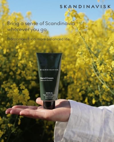 Skandinavisk SKOG Forest Hand Cream 2.54 fl oz - Moisturizing Vegan Formula with Organic Aloe & Swedish Rapeseed Oil (Variation: Pack of 1)
