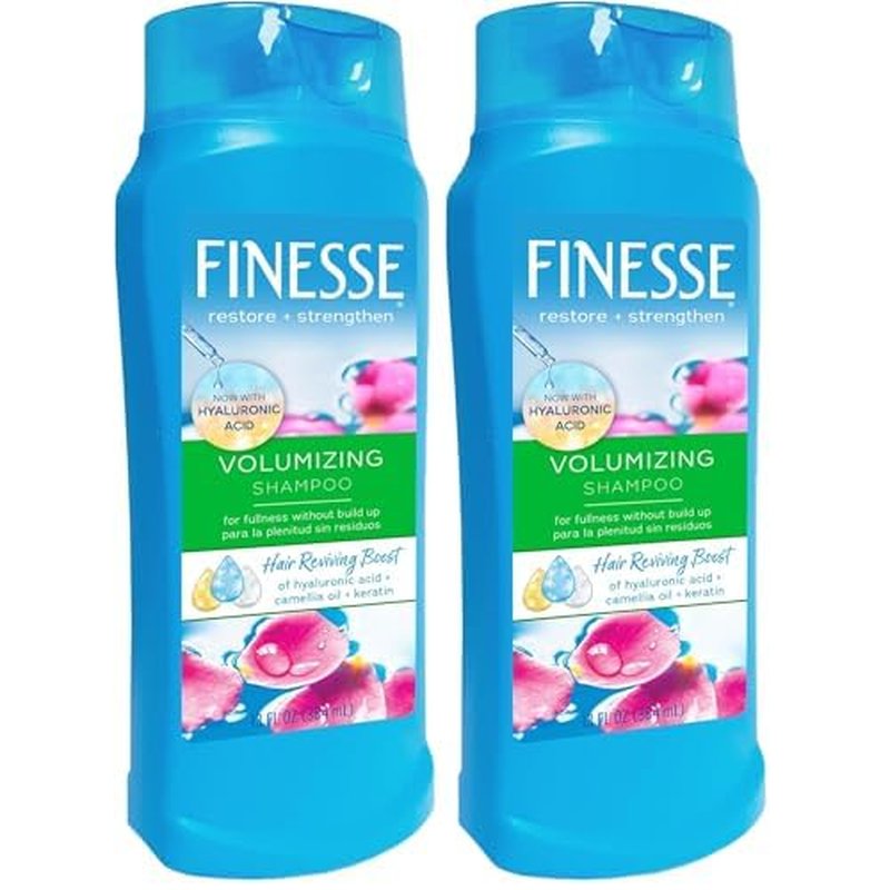 FINESSE Volumize + Strengthen, Volumizing Shampoo, 13 Fl Oz (Pack of 2)