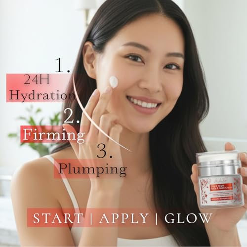 Retinol, 5 Peptides & Collagen Face Cream ? Korean-Inspired Skincare Anti-Aging Day & Night Moisturizer with Hyaluronic Acid, Ceramides & Niacinamide Face, Neck & D?collet? 1.7 fl oz