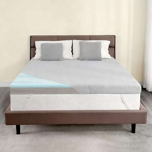 Twin XL Mattress Topper - 3-Inch Extra Firm Support with Bamboo Charcoal Infusion
