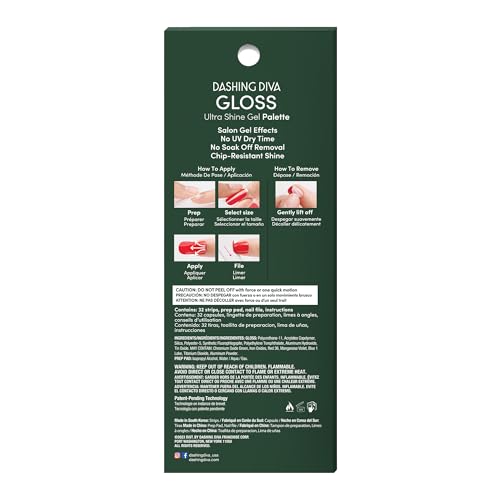 Gel Nail Strips - Long Lasting Gel Manicure with Festive Gingerbread & Candy Cane Designs