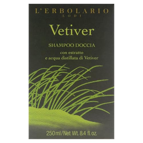 Unisex Vetiver Shower Gel - Refreshing 8.4 oz Natural Body Wash