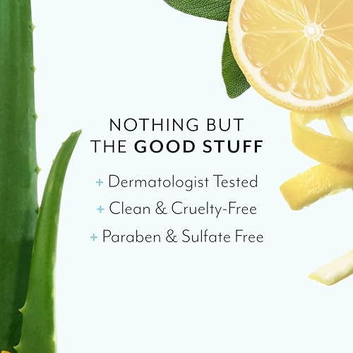 Bliss Lemon & Sage Hydrating Hand Wash 12.14 Oz - Gentle Moisturizing Soap with Aloe & Coconut Oil - Daily Use