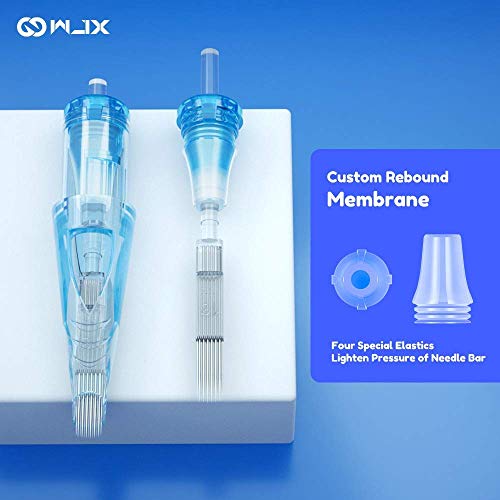 Tattoo Cartridge Needles Set #12 - 50 Mixed Sizes for Lining & Shading
