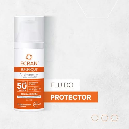 Sunnique Antimanchas SPF50+ Facial Sunscreen 50ml - Brightening & UV Protection