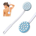 Back Lotion Applicator and Massager by Body Long Handheld self-Handhled Easy Reach for Sunscreen, Cream, Shower Gel on Back, Legs and Feet, Long Shower Bath Brush, Easily Roll-a Dispenser