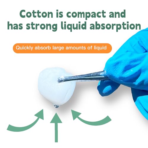 Sterile Cotton Balls Pack of 120 - Gentle, Pure, Individually Packaged for Sensitive Skin