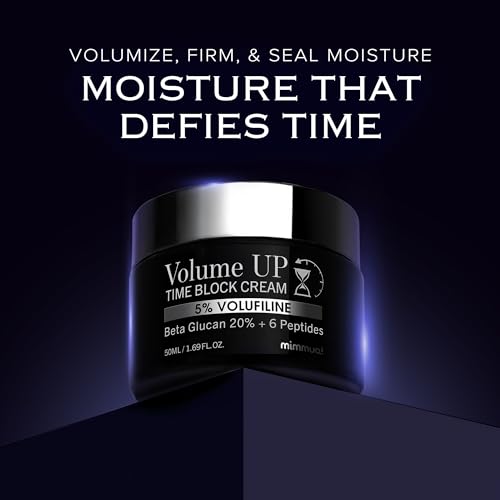 Volume Up Time Block Cream | Anti-Aging Wrinkle Filler | 5% Volufiline, 20% Beta Glucan, 6 Peptides | Plumps Wrinkles, Fine lines by Stimulating Fat Cells | Under eye, Frown Line, Neck Wrinkle | 2ea