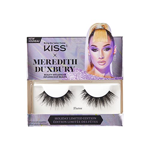 KISS X MEREDITH DUXBURY Limited Edition False Eyelashes, ¡®Flutter¡¯, 1 Pair