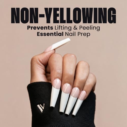 V Beauty Pure Nail Dehydrator & Primer Bundle - 15ml Each for Long-Lasting Manicures