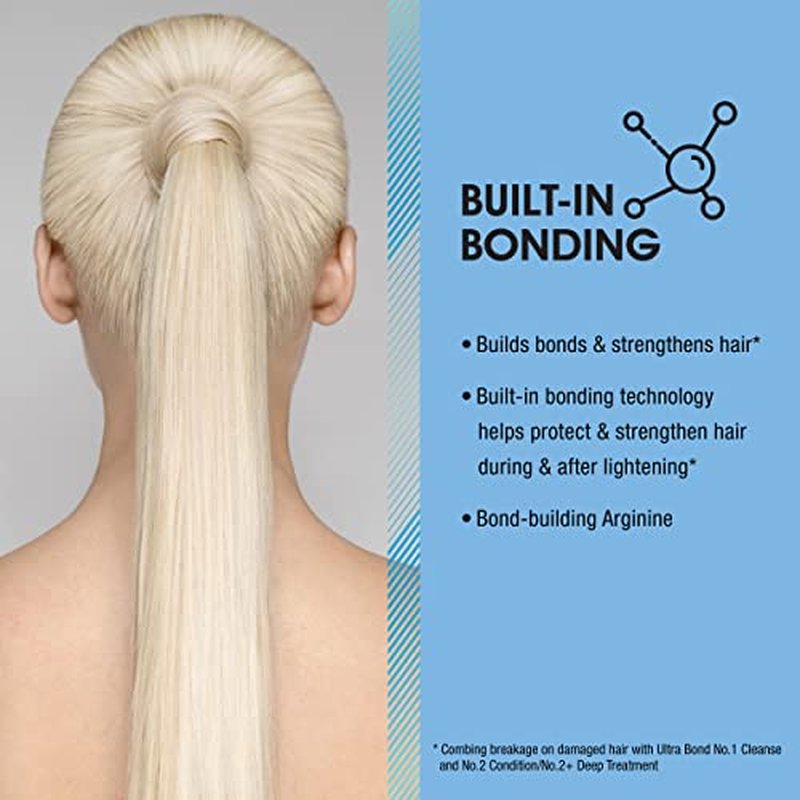 AGE beautiful Permanent Powder Hair Lightener with Ultra Bond Building | Strengthens, Protects & Nourishes | Lifts up to 9+ Levels | For Lightening & Highlights