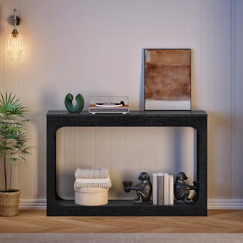 Console Table 47.2 Inches Black - Versatile Entryway & Living Room Accent