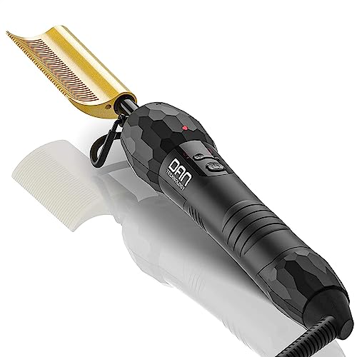 Ceramic Hot Comb Hair Straightener with Digital Display & Adjustable Temp