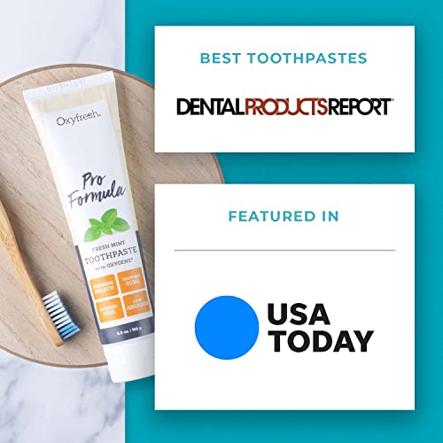 Pro Formula Fresh Mint Toothpaste for Sensitive Teeth - 5.5oz Pack of 3 No Fluoride