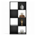 8 Cube Storage Organizer - Black Bookcase with Versatile Shelving - Variation of THIS Listing