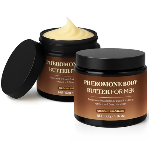 Derperzi Pheromone Body Butter for Men - Long-Lasting Fragrance & Deep Hydration (2 Pack)