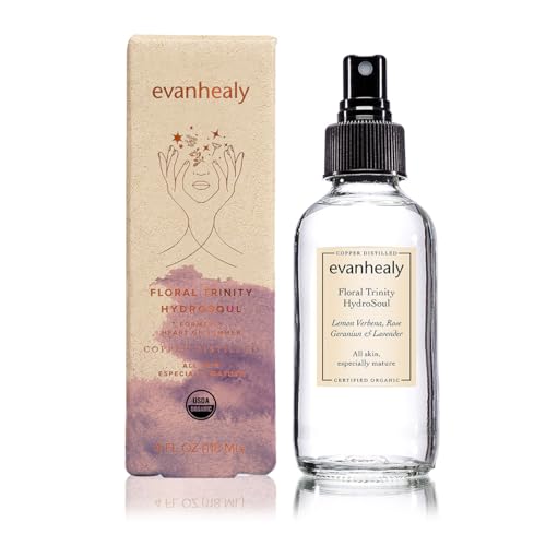 Organic Floral Face Toner - Hydrating Hydrosol with Rose, Lavender & Lemon Verbena