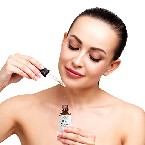 Vera Botanics 100% Pure Black Currant Oil for Skin, Hair, Nails & Massage