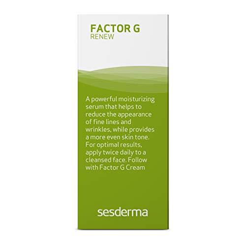Sesderma Factor G Renew Facial Serum - Anti-Aging, Hydrating, All Skin Types, 1 oz