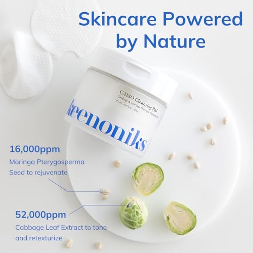 Daily Cleansing Pads for Makeup Remover & Exfoliation - 70 Count