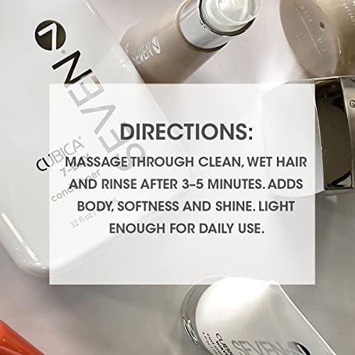 7-Day Hair Conditioner 32oz Hydrating Detangler Sulfate Free for All Hair Types