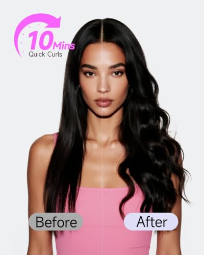 Automatic Curling Iron with Long Barrel - Upgraded Salon-Style Hair Curler