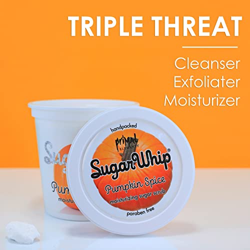 Pumpkin Spice Sugar Scrub - 10 oz Exfoliating Body Polish with Moisturizing Ingredients - Variation of Pumpkin Spice / 10 Ounce