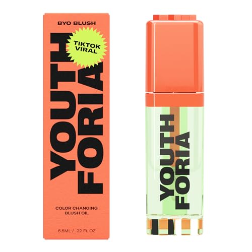 Youthforia BYO Blush Color Changing Blush Oil, Hydrating & Buildable Makeup