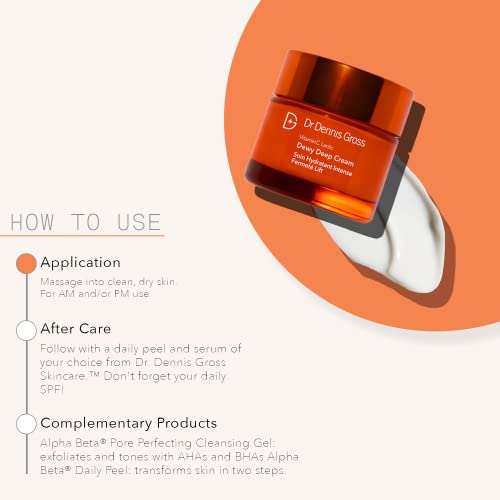 Vitamin C Lactic Deep Cream - Hydrating & Firming Moisturizer for All Skin Types - 2 oz