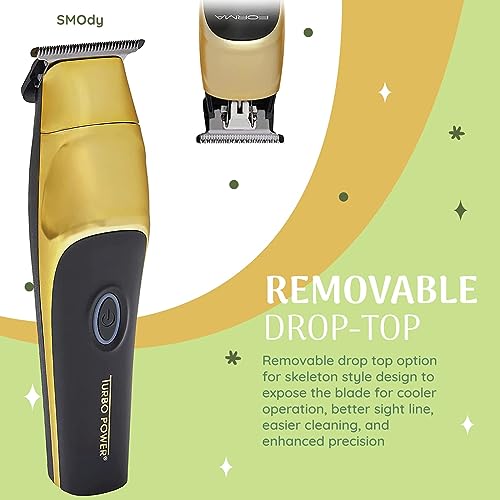 Cordless Hair Trimmer with Magnetic Motor & Black Diamond DLC Blade - Rechargeable, Quiet, Adjustable