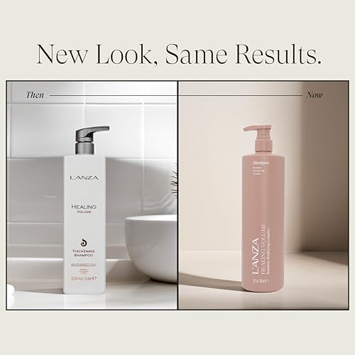 L'ANZA Healing Volume Thickening Shampoo 33.8 Fl Oz - Gentle, Sulfate-Free Hair Care for Fine Hair (Pack of 1)