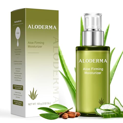 Aloderma Aloe Vera Firming Face Moisturizer - Anti-Aging Lotion 3.5 oz - Nourishing & Hydrating