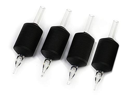 25mm Clear Disposable Tubes with Black Silicone Grip - 3RT Variation