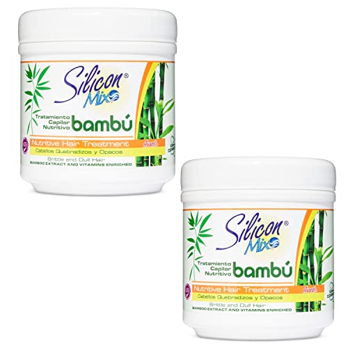 Silicon Mix Bamboo Hair Treatment 16oz Pack of 2 - Hair Repair & Moisturizer