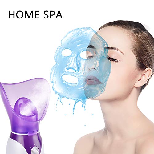 Seneryla Nano Ionic Facial Steamer with Blackhead Remover Kit - Deep Pore Cleansing & Hydration